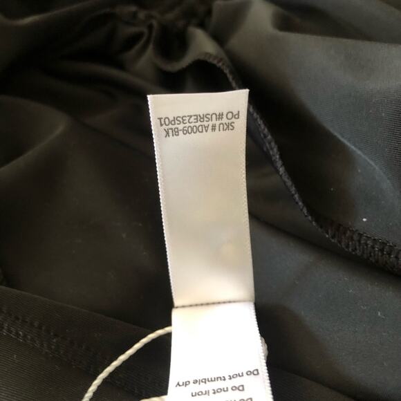 Andie NWT Waikiki Coverup Ruched Gathering Halter Bandeau Dress Black Small - Picture 10 of 13